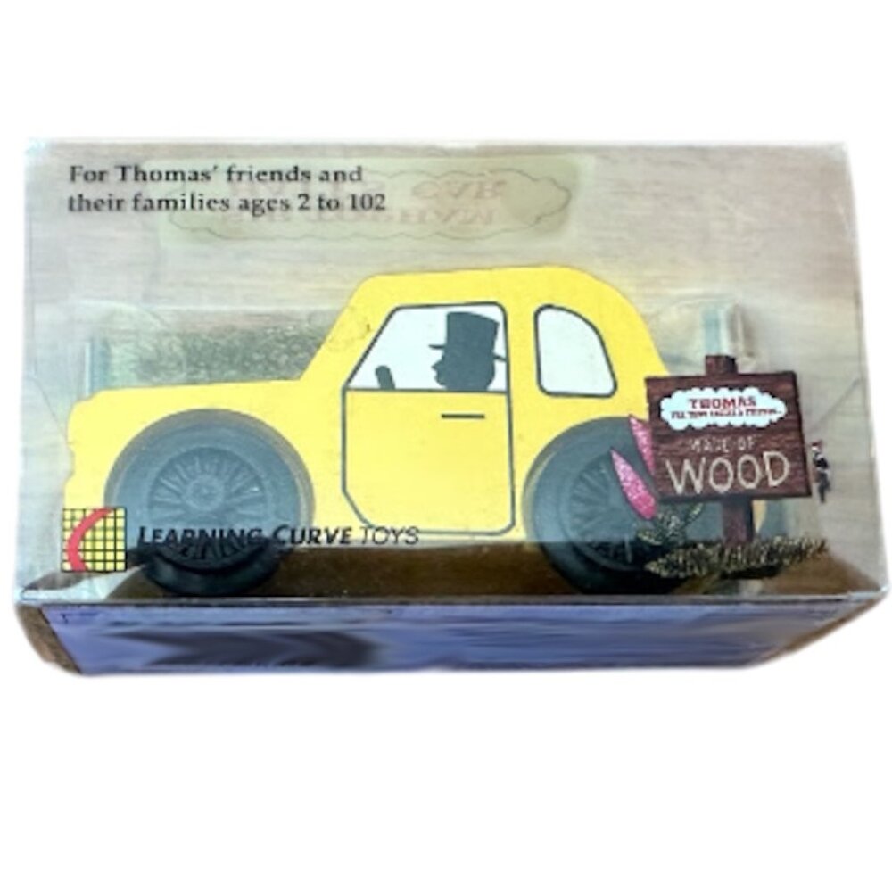 Vtg Thomas The Train and Friends Train Sir Topham Hatt's Car Wood Figure 1992 - Picture 4 of 5